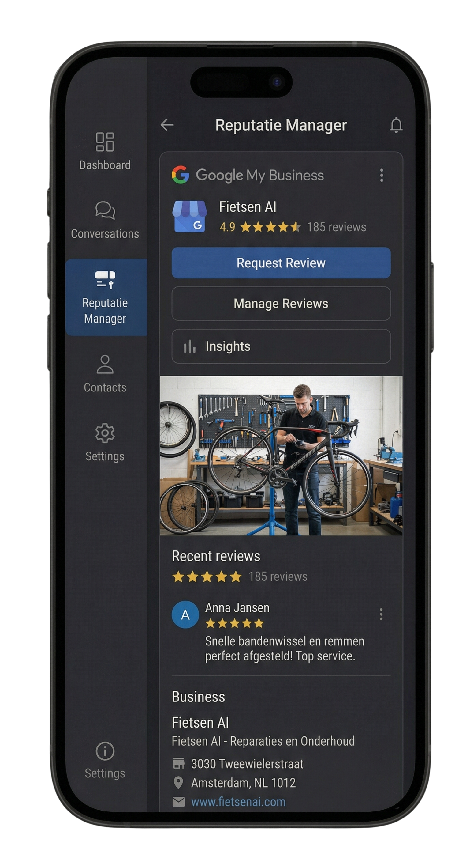 Krijg Automatisch Meer Google Reviews (En domineer de fietsenmarkt in jouw regio)