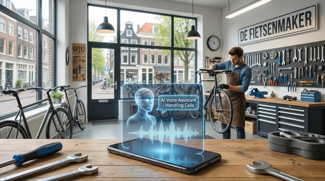 Geen Telefoontjes Meer Tijdens het Sleutelen: De AI Telefoniste voor Fietsenmakers