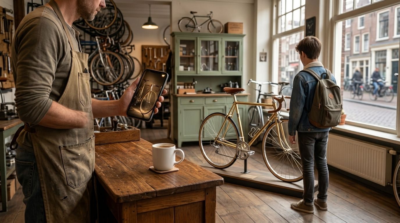 Klantfoto's posten als fietsenwinkel: mag dat van de AVG?