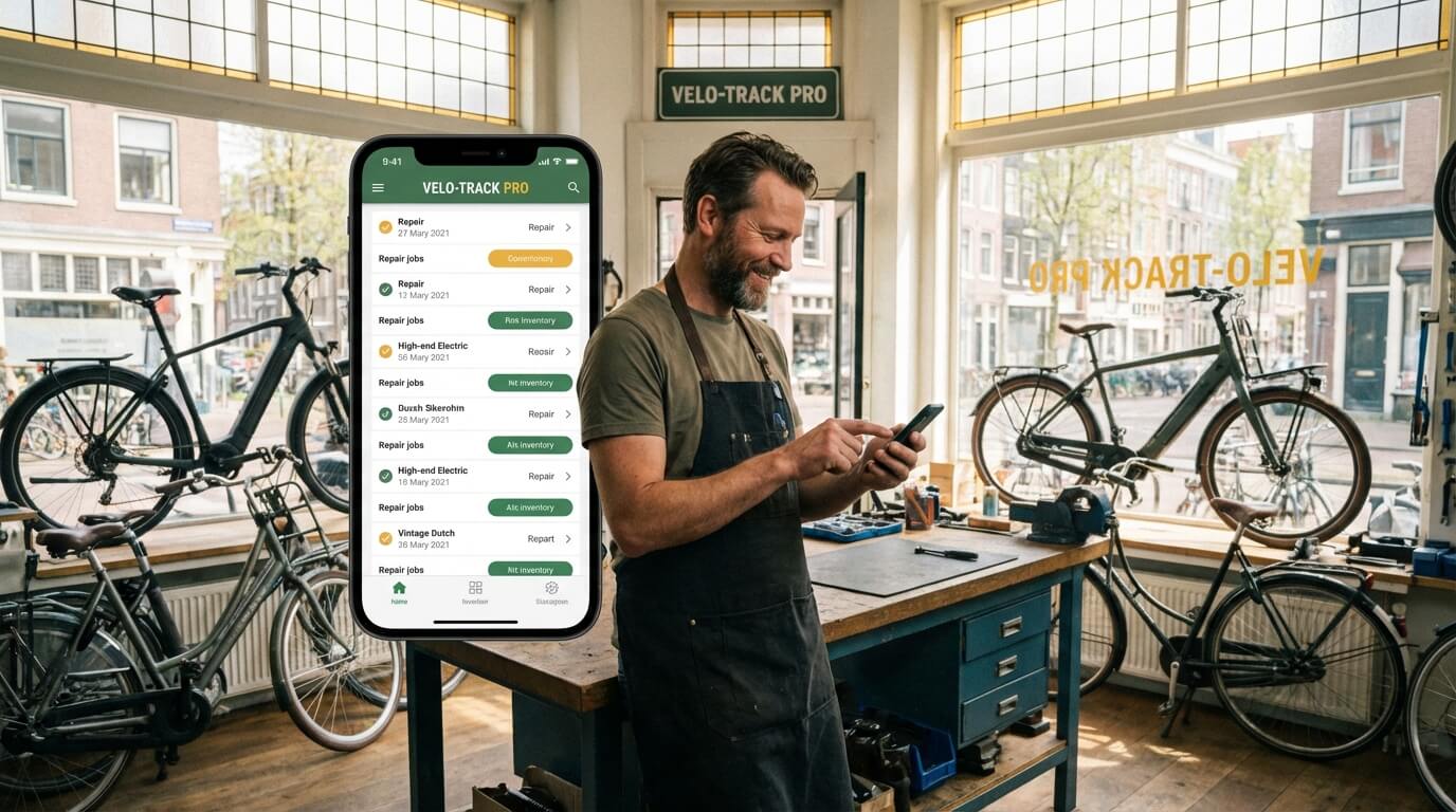 De Elite Fietsen App: Bied je zakelijke klanten hun eigen reparatie-portal