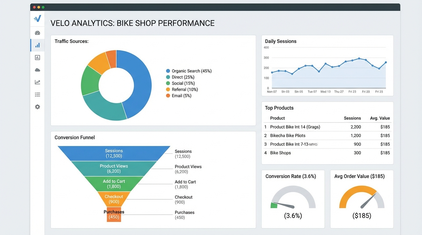 Online leads voor fietsenwinkel