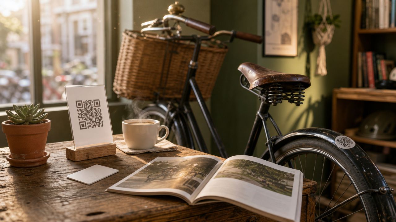 Review-hardware fietsenmaker: NFC, QR of sticker?