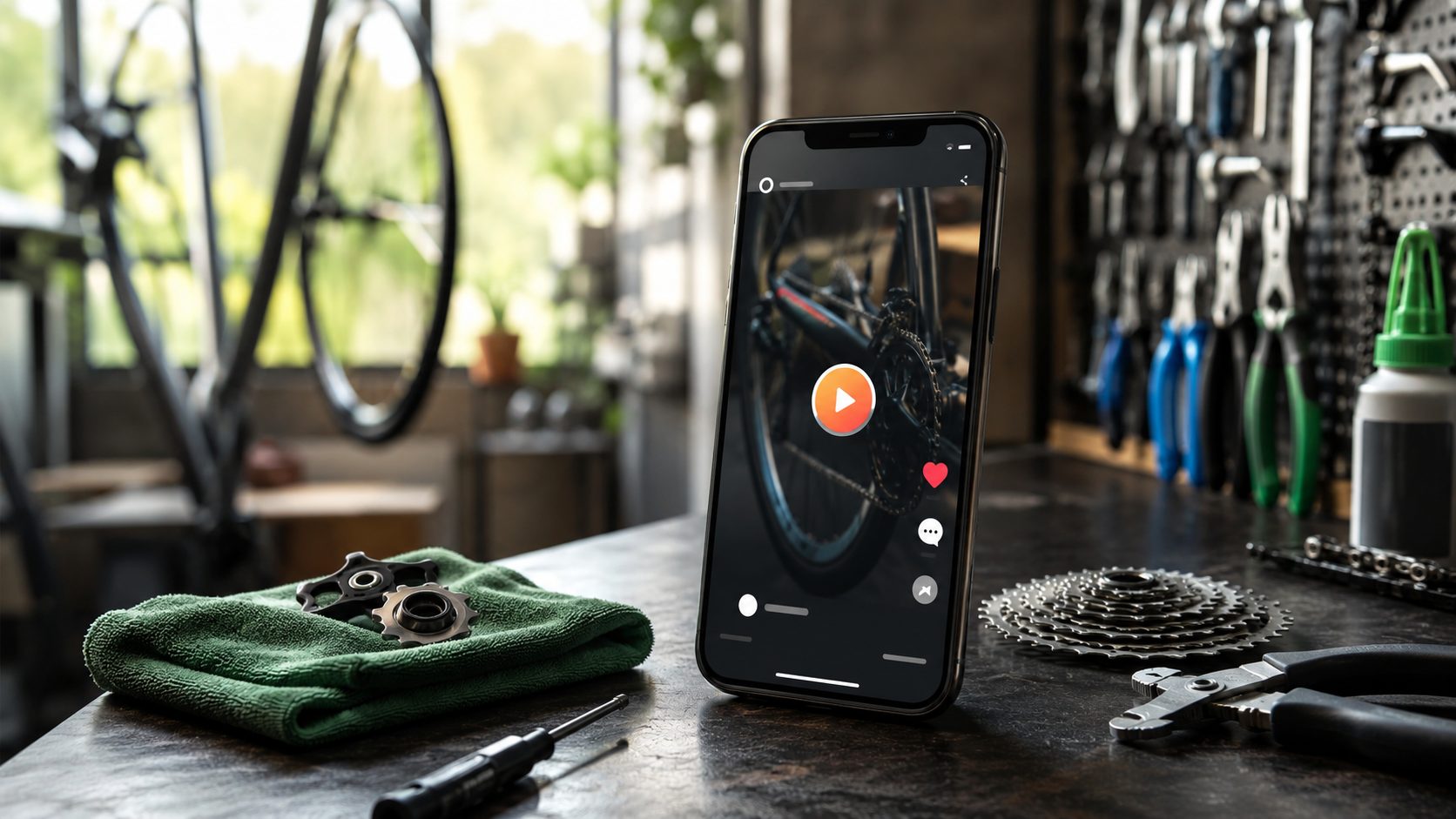 Instagram Reel voor fietsenmaker